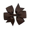 2pcs/lot Solid Colors Hair Bows With Clip For Kids Girls Grosgrain Ribbon Hairgrips Boutique Hairpins Headwear Hair Accessories