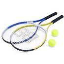Toyrific Baseline Tennis Racket Set with Carry Bag, Outdoor Recreational Sport Game for Kids and Adults