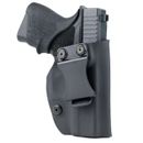IWB Kydex Gun Holster for Multiple Brand Handguns - Matte Black