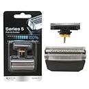 2024 Upgraded 51B Black 8000 Series Shaver Foil Replace Head for Braun WaterFlex 8970 8975 8985 8986 8987 8990 8991 8995 8595