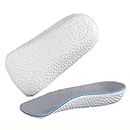 Invisible Height Increasing Half Insole Orthopedic Foot Sole Pad Men Women Arch Support Light Weight Breathable Insoles (Size : 1.5cm) (2.5cm)