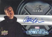 2019 Agents Of SHIELD Compendium AA-TW Titus Welliver Felix Blake Autograph Card