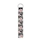 Sporthere Pink Flower Car Key Chain Key Ring Handbag Decoration Automotive Accessories for Women Girls, for Office/School/Home/Outdoor