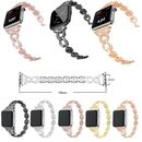 Lady Bling Rhinestone Stainless Steel Watch Wrist Band Strap For Fitbit Versa 2