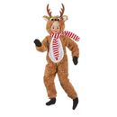 16" POSABLE REINDEER ELF Brown SOFT Striped Red Scarf CHRISTMAS RAZ 4202308 NEW