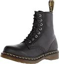 Dr. Martens Women's 1460 W 8 Eye Lace-Up Ankle Boot,Black Nappa Leather,5 UK/7 M US