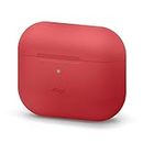 elago Original Case Compatible with Apple AirPods Pro - Protective Silicone Cover, Front LED Visible, Scratch-Resistant [Fit Tested] (Red)