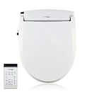 No Air Dryer, CLEANTOUCH CT-1500R Electronic Bidet Toilet Seat, Warm Water, Heated Seat, Service in Canada, Made in Korea, Stainless Steel Self Cleaning Nozzle, LED Nightlight