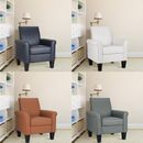 PU Leather Arm Chair Accent Single Sofa Modern Upholstered Living Room Armchair
