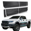 Matte Black Door Body Cladding Side Moulding for Ford Ranger Raptor 2018-2022