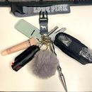 Pink Victoria's Secret Accessories | Grey Love Pink Lanyard Self Defense Keychain | Color: Gray/Silver | Size: Os