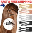 10-50 Double grip Hair Clips Metal Snap Barrettes Hair Styling Tool Women Girls