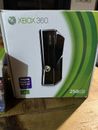 Microsoft Xbox 360 Slim 250gb Console Boxed + Cords Controllers