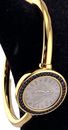 Bellezza Münze Schmuck Italien Bronze Armband 2 Lira Biene Olivenzweig 004-012