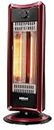 Hilton Carbon Infrared Room Heater 500/1000 Watts ISI 2 Rods Oscillation Feature Quick Heating No Oxygen Burning Low Power Consumption Portable With Triple Safety - Maroon