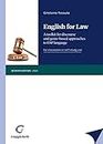 English for law. A toolkit for discourse and genre-based approaches to ESP language