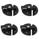 4 Sets Boat Cabinet Twist Latch Lock for Yacht RV Door Hatch - Durable Nylon Material - Smooth Operation - Secure Locking - Easy Installation - Rust Resistant