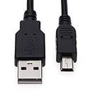 Keple Mini-USB-Daten-Sync-Kabel & Foto-Transfer-Kabel für Canon Powershot SX Serie PowerShot, SX170 HS