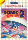 Videojuego de acción aventura Sonic The Hedgehog 2 - Sega Master System en caja