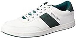 Woodland Men's White/Green PU Casual Shoes-8 UK (42 EU) (SNK 4477022)