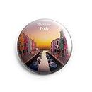 AVI 58mm Regular Size Metal Fridge Magnet Multicolour Burano Italy Travel Souvenir MR8002219