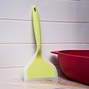 Heart Home Turner | Silicone Wide Spatula Turner | Spatulas Turner for Nonstick Cookware | Omelette Turner for Cooking | Kitchen Turners | New Big Spatula | Green