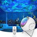 ibell Galaxy Projector, Star Projector 360° Rotation Sensory Lights, Star Lights Starry Night Light Projector for Bedroom with White Noises and Timer, Projector Light for Kids Adults Gifts Room Decor