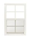 Shed Window 14" W x 21" H, Flush Mount White for Sheds, Playhouses, and Chicken Coops 1 PK (W1421W-BX1)