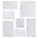 Amazon Basics 300-Piece Clear Self Adhesive Rubber Bumpers Pads, 6.9 x 4.5 x 0.6 Inch