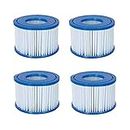 4 Pack Hot Tub Filter Cartridge Size VI for Bestway, Lay-Z-Spa, Coleman SaluSpa 90352E 58323 Swimming Pool