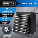 Giantz Tool Box Trolley Chest Cabinet 7 Drawers Storage Garage Toolbox Boxes Set