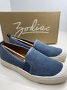 New Zodiac Ciara Platform Womens Sneakers Shoes Casual Blue Denim Size 9-10