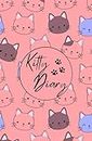 Cute Pink Kitty Journal Diary - A5 Size Notebook for Travelers and Dreamers - Perfect for Recording Your Journey and Creative Musings