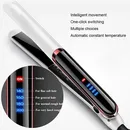 Hair Iron Flat 2-in-1 ceramic coating Hair straightener comb hair Curler beauty care Iron healthy