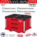 New Milwaukee Packout 3 Drawer Toolbox Large Chest Tool Storage Organiser Garage