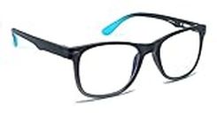 Aferelle ® Premium Blue Ray Cut Lens UV420 with Anti-reflection Frame Unisex Glasses For All Digital Screens [LAPTOP, TV, MOBILE] (Free Size (Square)