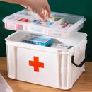 Caja Botiquín de almacenamiento medicina Primeros Auxilios  Familiar Emergencias