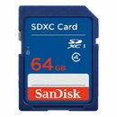 SanDisk 64GB SD Card SDXC SDHC MEMORY CARD Class 4 64GB For Digital Cameras New