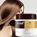 Karseell Collagen Hair Mask Hair Treatment 500 ml Tiefe Reparatur Konditionierung Arganöl Kollagen Haarmaske for Dry Damaged Hair