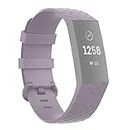 Watch Bands,Watch Strap Color Buckle TPU Wrist Strap Watch Band for Fitbit Charge 4 / Charge 3 / Charge 3 SE, Size: L
