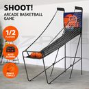 Basketball Arcade Game Electronic Scorer 8 Games Dual Shot Study Adult Kid Grey
