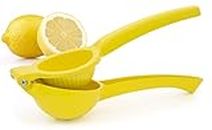 Granny's Kitchen Spremiagrumi Limone Manuale - Spremilimone Professionale in Acciaio Inossidabile & Leggero - Citrus Juicer a Leva con Manico - Giallo