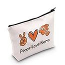 Nemo Dory Cartoon Movie Inspired Nemo Gift Peace Love Nemo Makeup Bag for Nemo Lover (Peace Love Ne-mo CA)