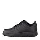 Nike Men?s Air Force 1 Low Sneaker, Black/Black, 8.5