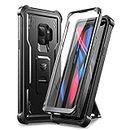 Dexnor for Samsung Galaxy S9 Case Built-in Screen Protector and Kickstand 360 Full Body Heavy Duty Military Grade Protection Shockproof Protective Cover for Samsung Galaxy S9 - Black