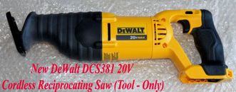 ✅ NEW DEWALT SAW 20 Volt Max DCS381 20V CORDLESS RECIPROCATING VARIABLE SPEED