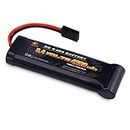 Melasta 8.4V 4200mAh 7-Cell Flat Pack NiMH Battery Compatible with Traxxas RC Racing Car Toys Hobbies