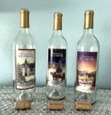 2021 2022 2023 CHRISTMAS AT BILTMORE Set of 3 White Wine EMPTY Limited Edition