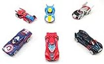 bilAnca Metal Pull Back Cars Alloy Body Super Hot Heroes Avengers Toys Wheel Cars for Kids Set Multi Color Assortment (6)