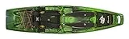 Perception Kayaks Outlaw 11.5 | Sit on Top Fishing Kayak | Fold Away Lawn Chair Seat | 4 Rod Holders | Integrated Tackle Trays | 11' 6" | Moss Camo